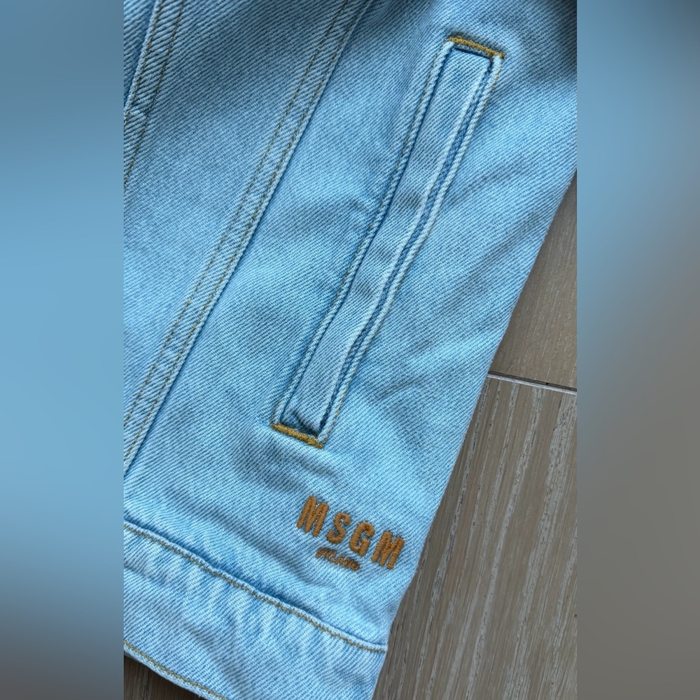 MSGM Light Blue Denim Jacket - Picture 4 of 7